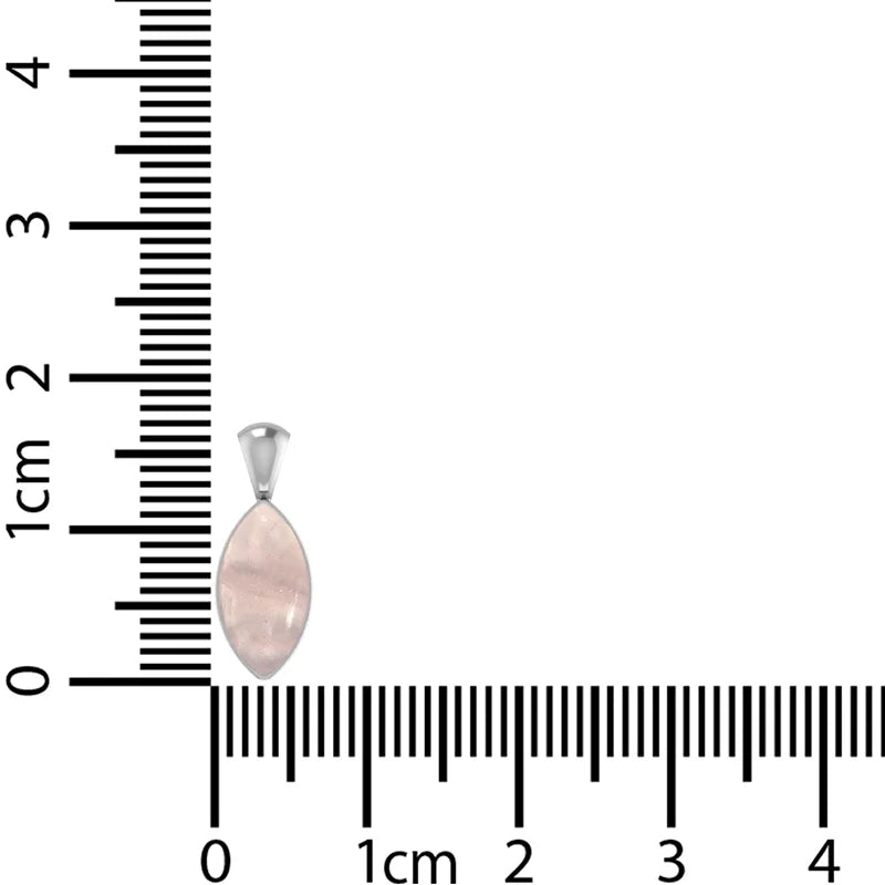 rose quartz pendant