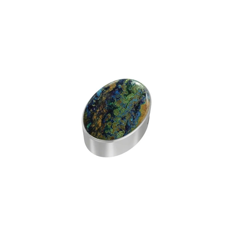 azurite malachite pendant