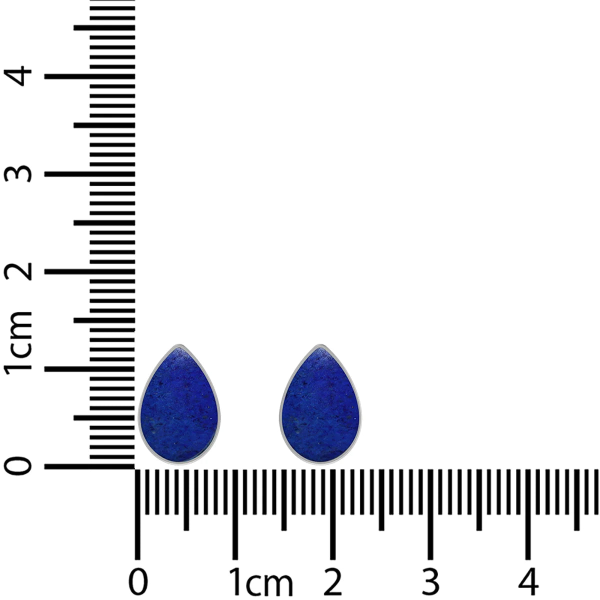 lapis lazuli cab earrings