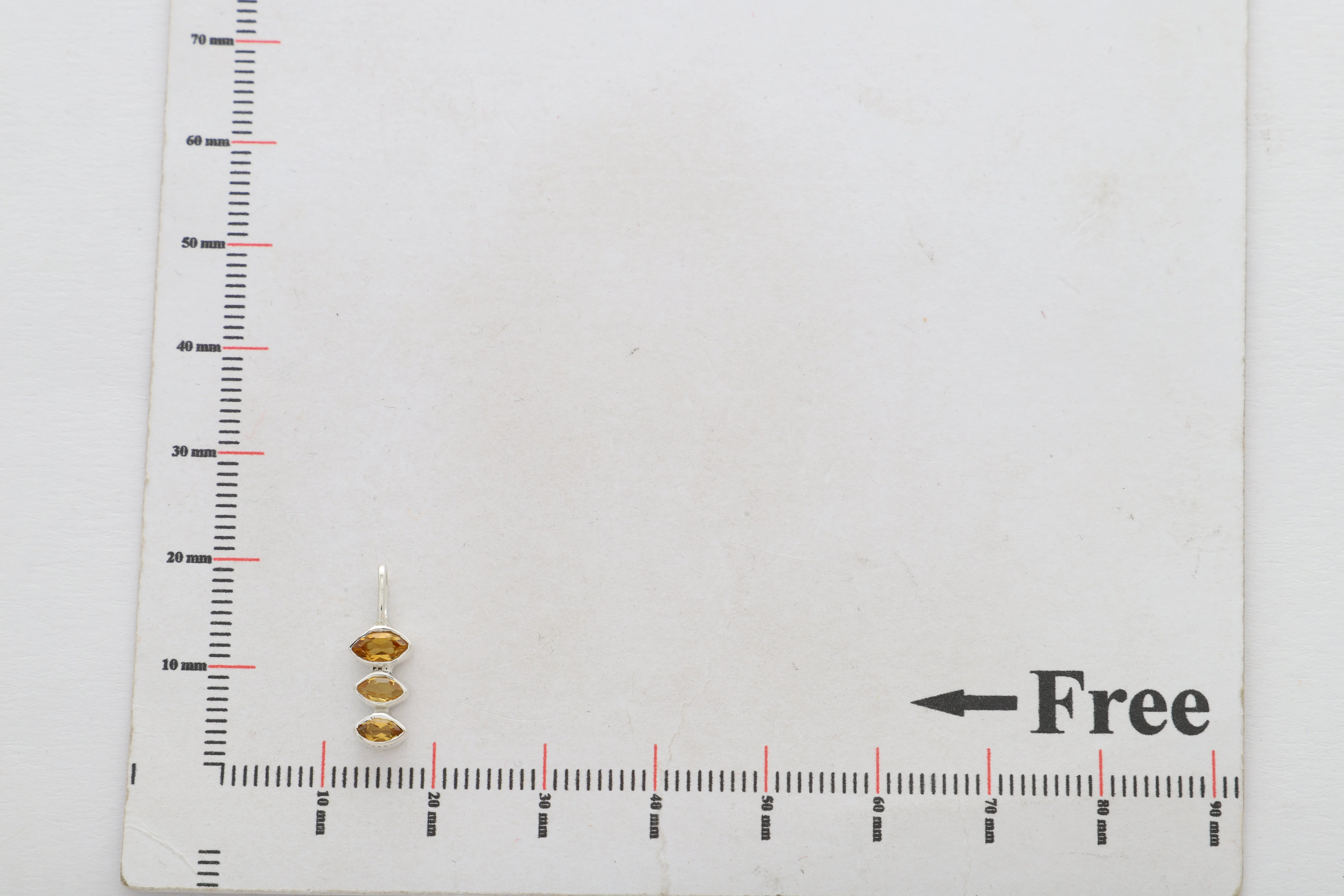 citrine pendant