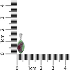 ruby zoisite pendant