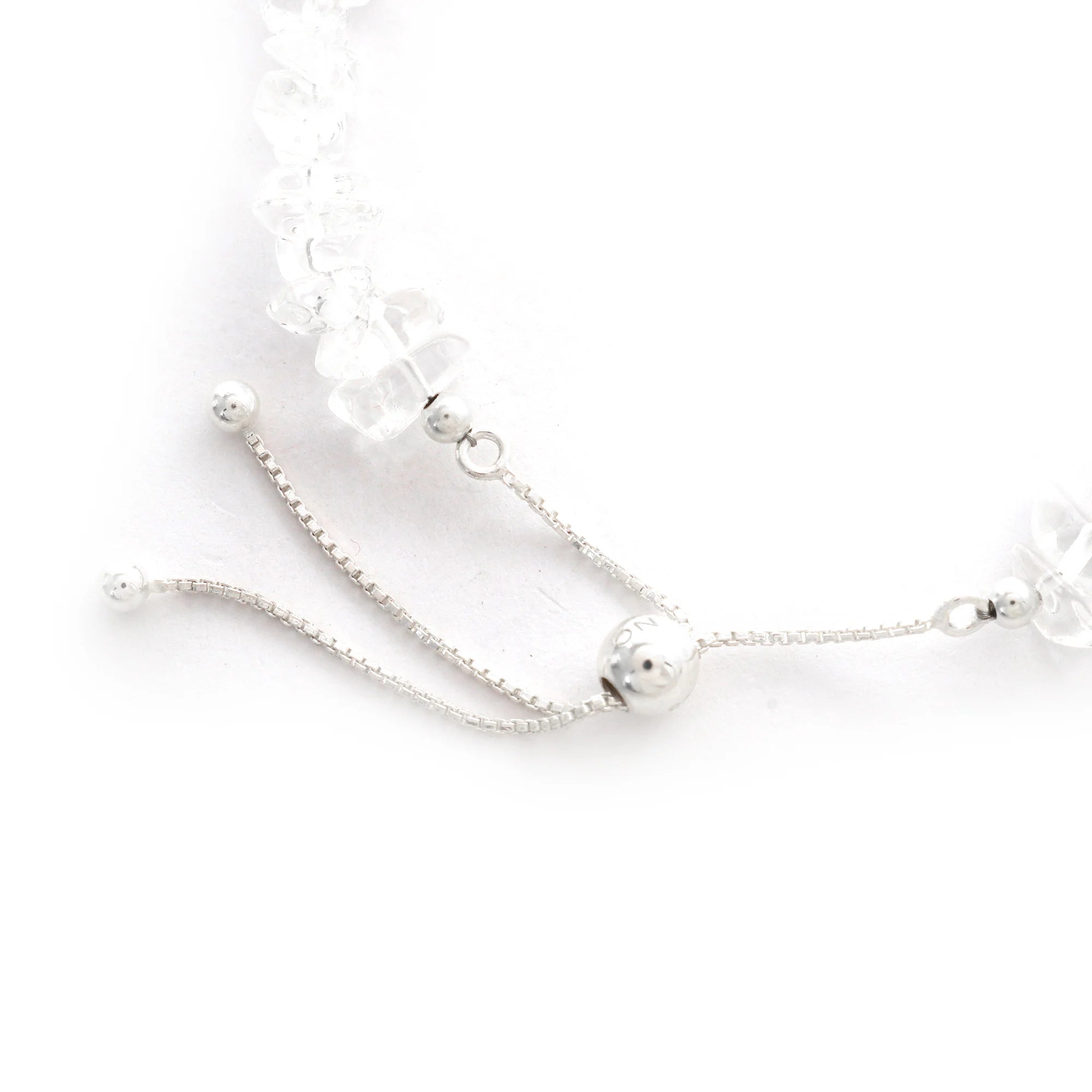 crystal rough bracelet