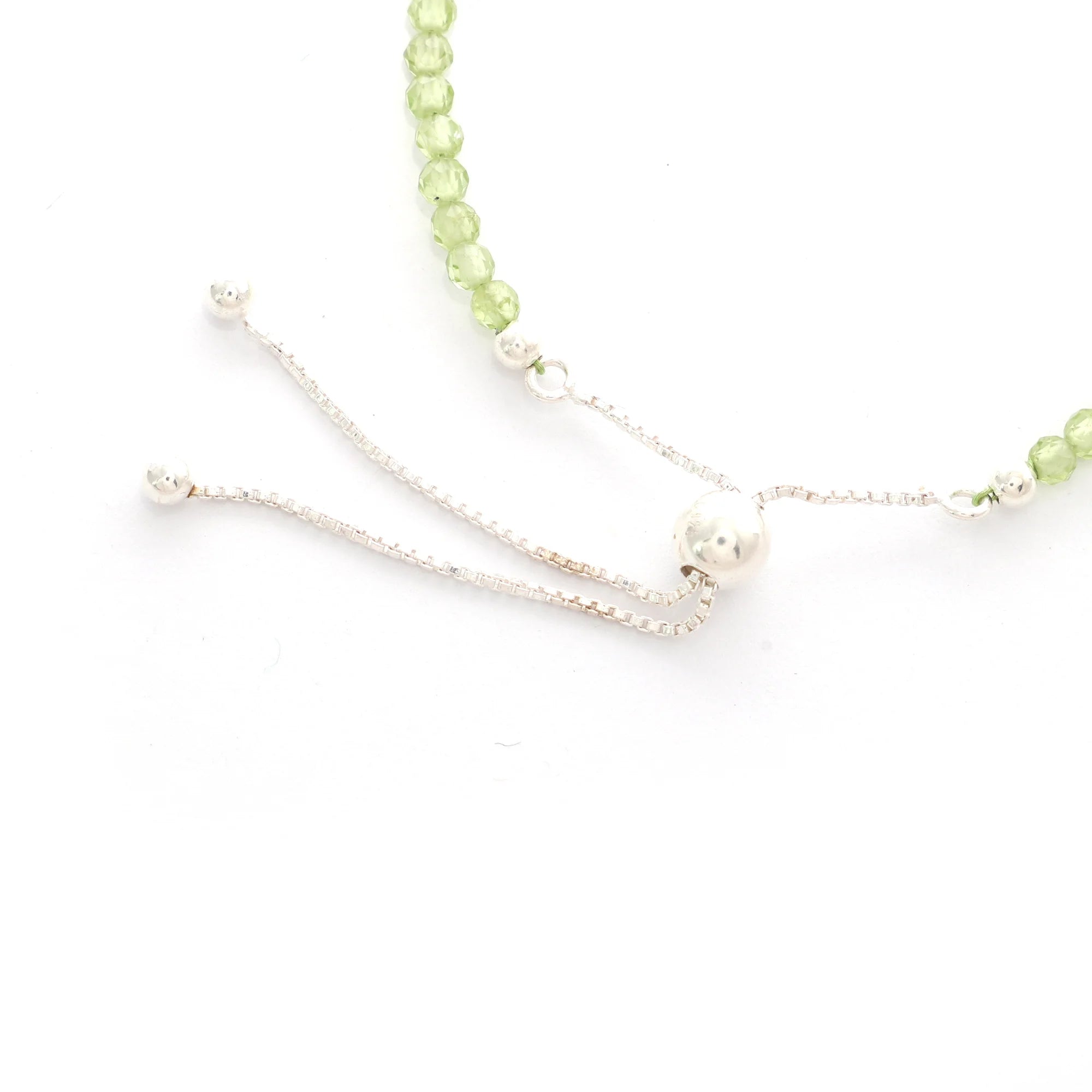 peridot cut bracelet