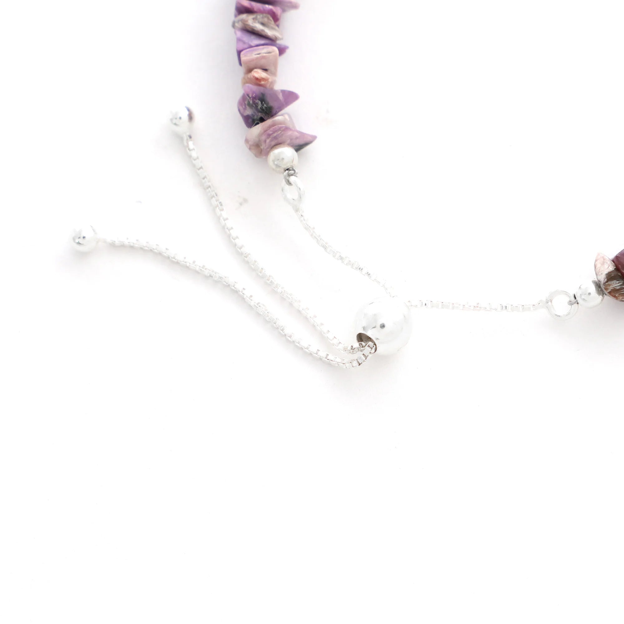 charoite rough bracelet