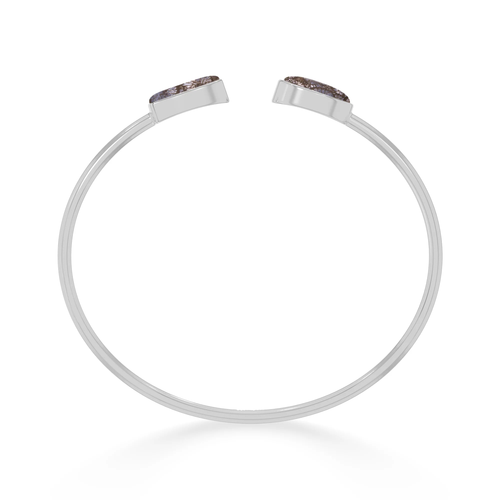 black fossil coral cab bracelet