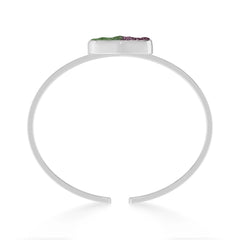 ruby-zoisite rough bracelet