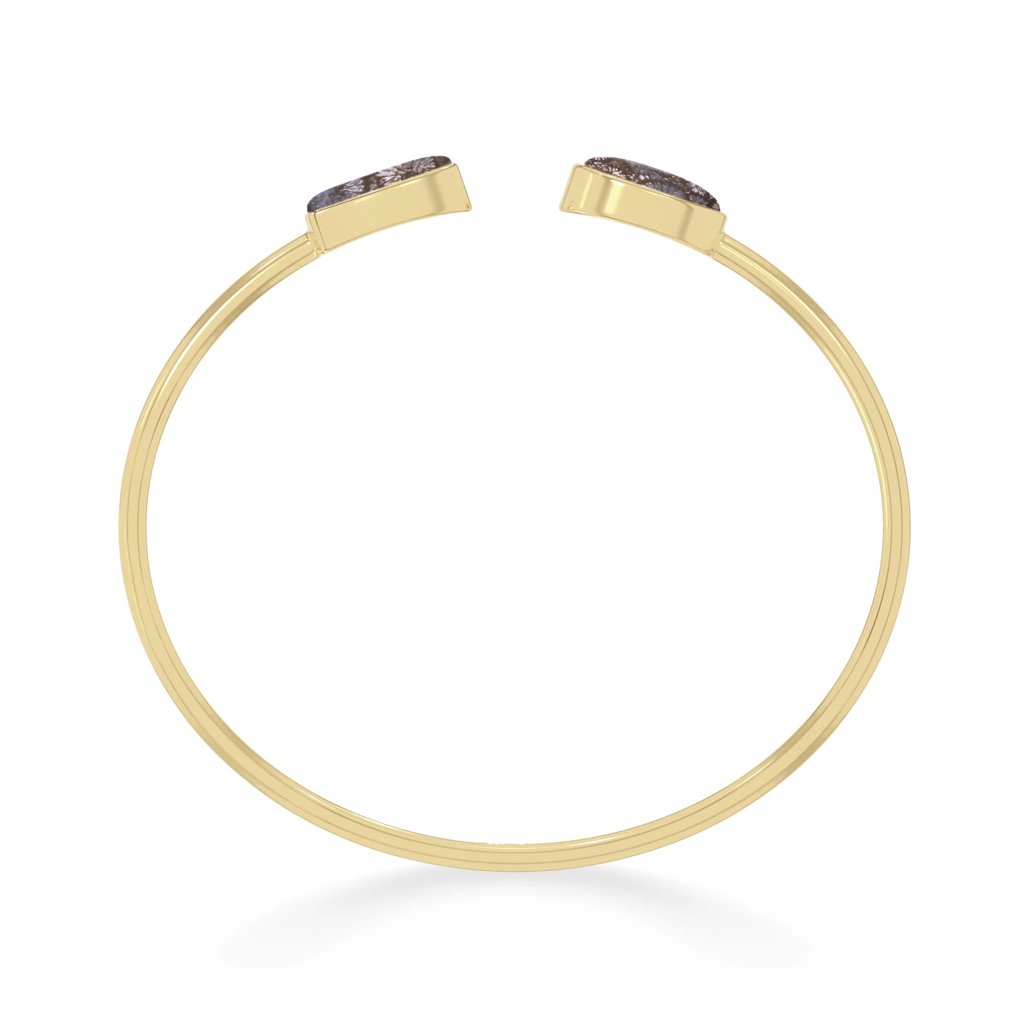 black fossil coral cab bracelet