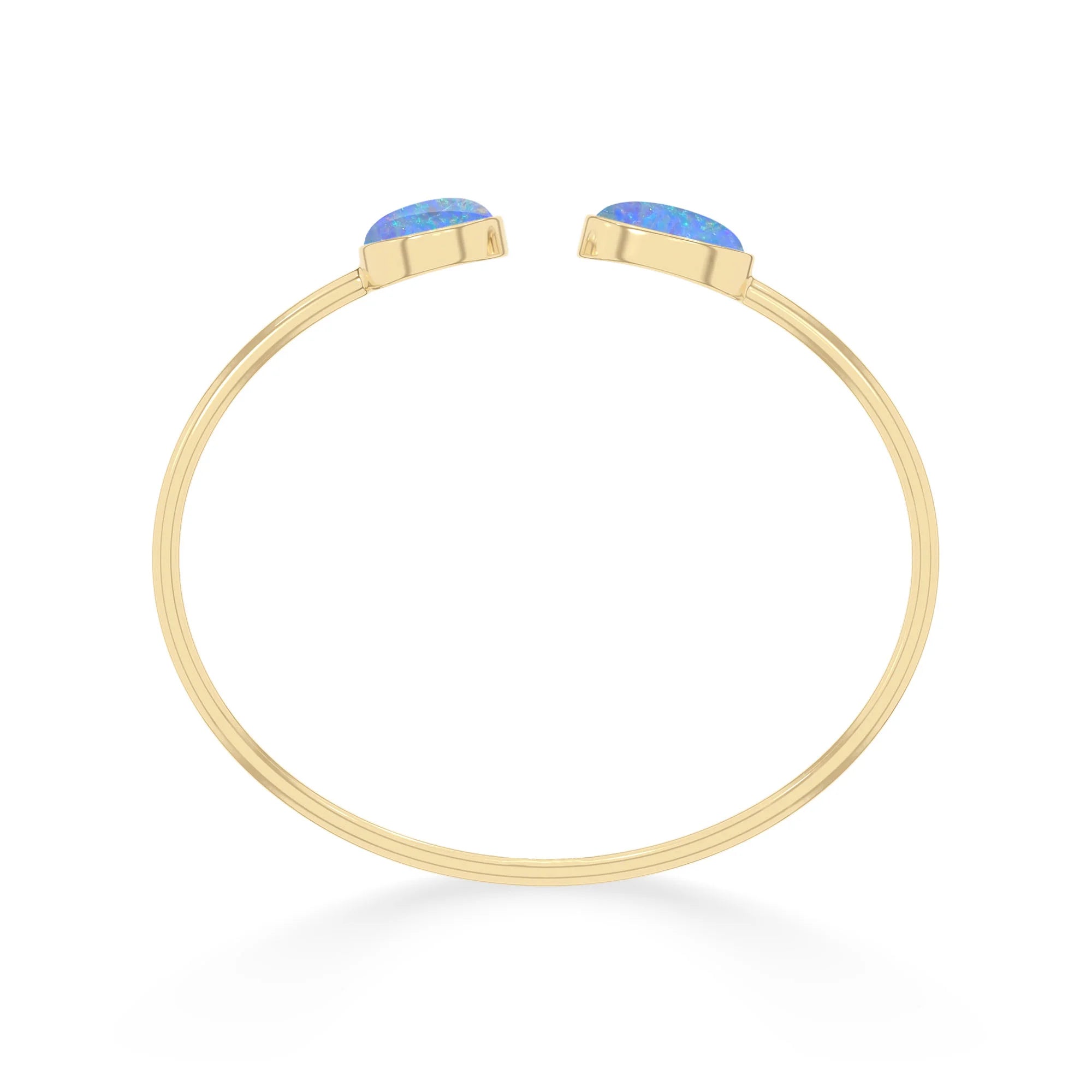 australian opal cab bracelet