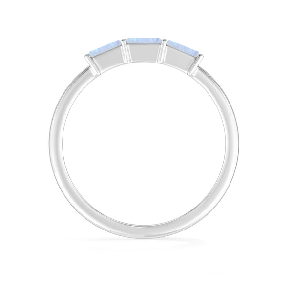 rainbow-moonstone prong-set ring