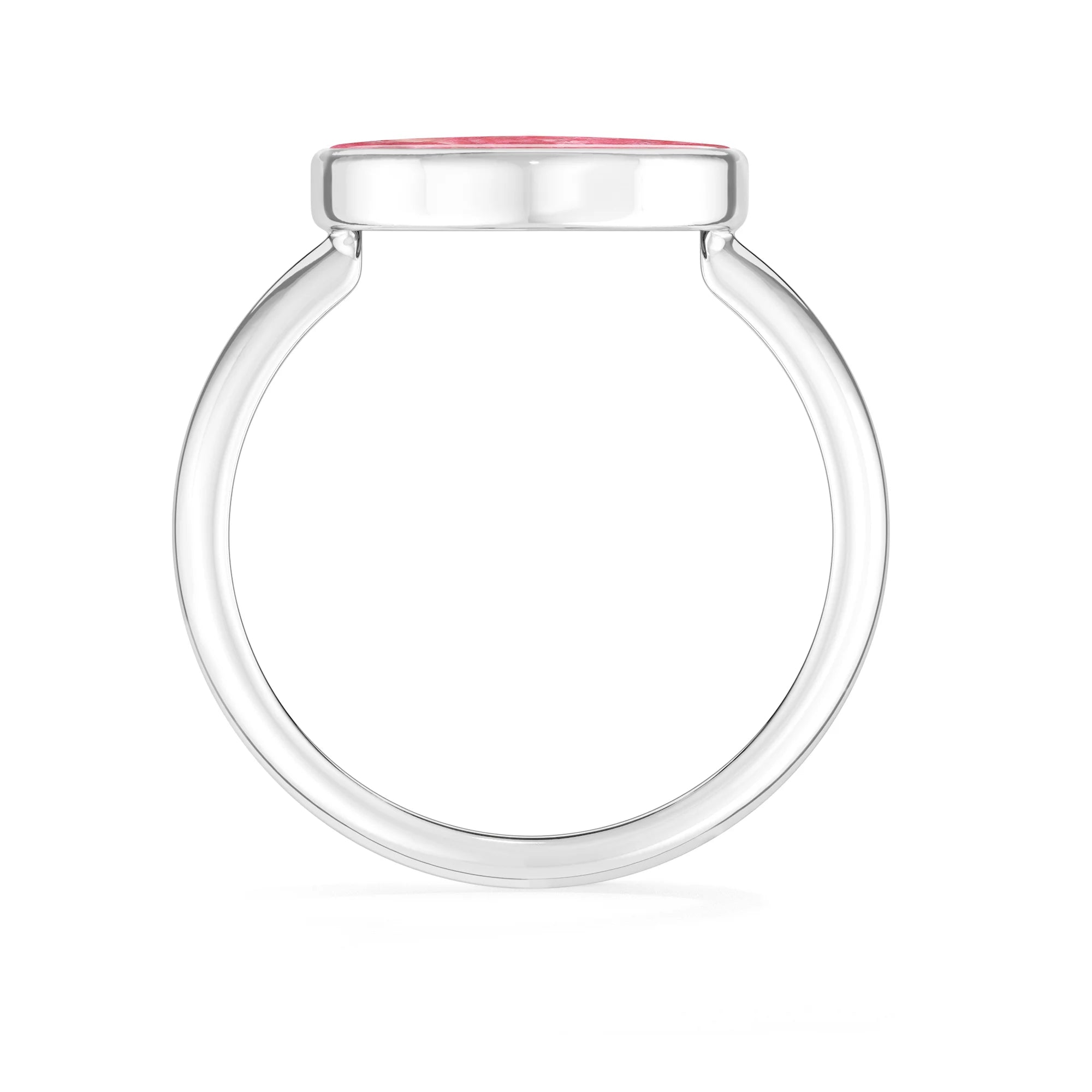 thulite bezel-set ring