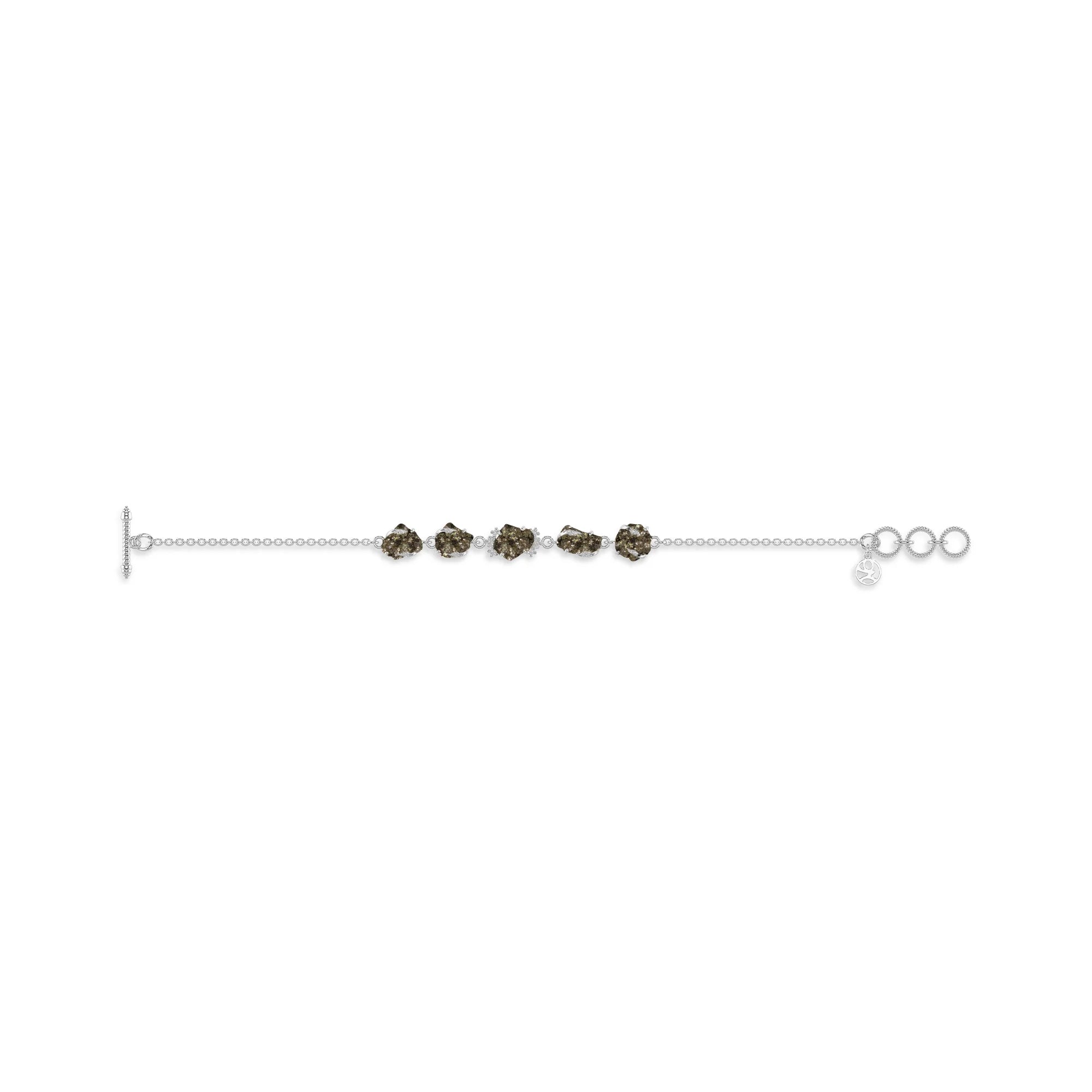 pyrite rough bracelet