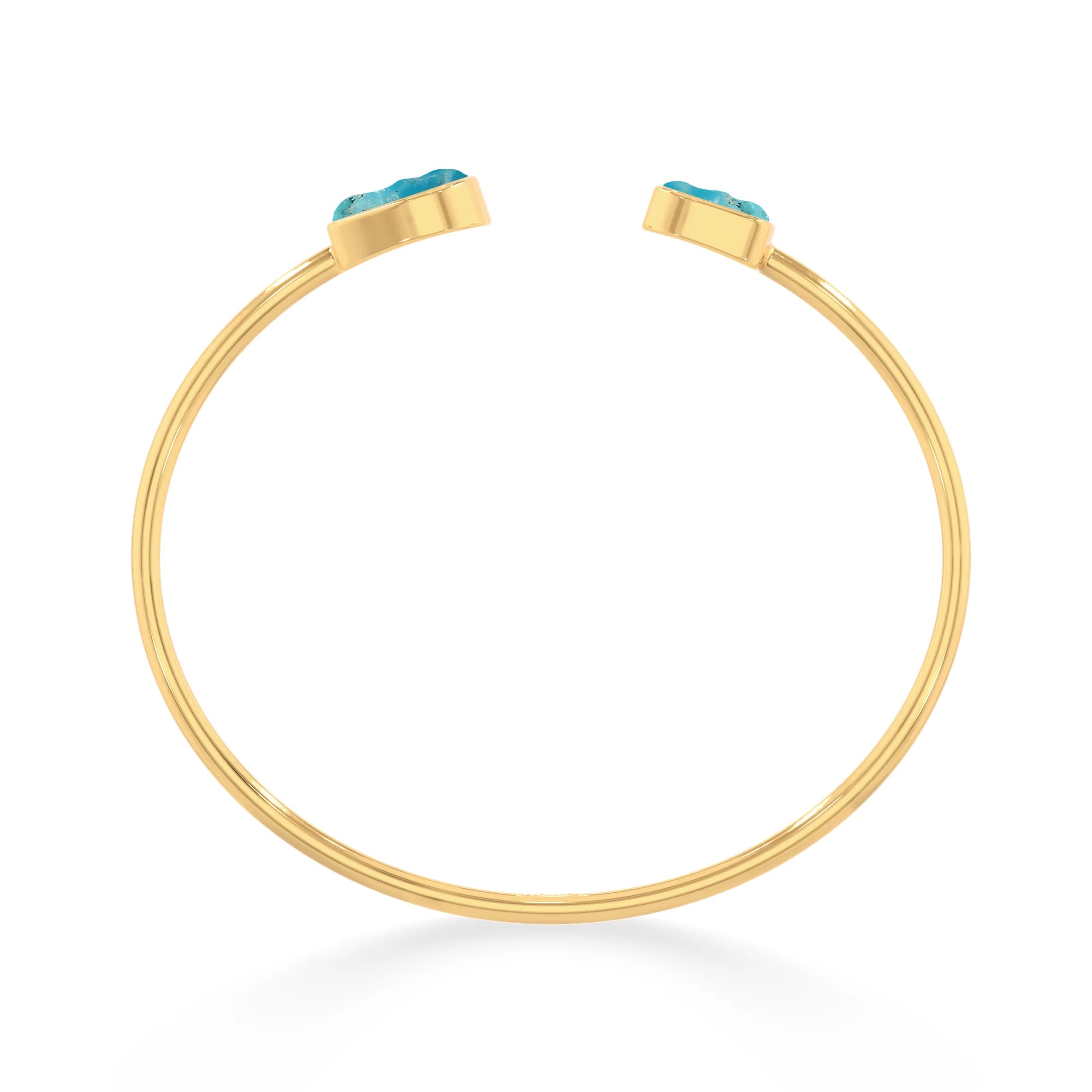 turquoise twister bracelet
