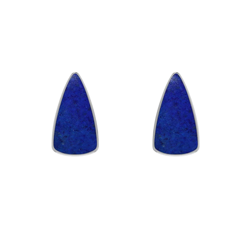 lapis lazuli cab earrings