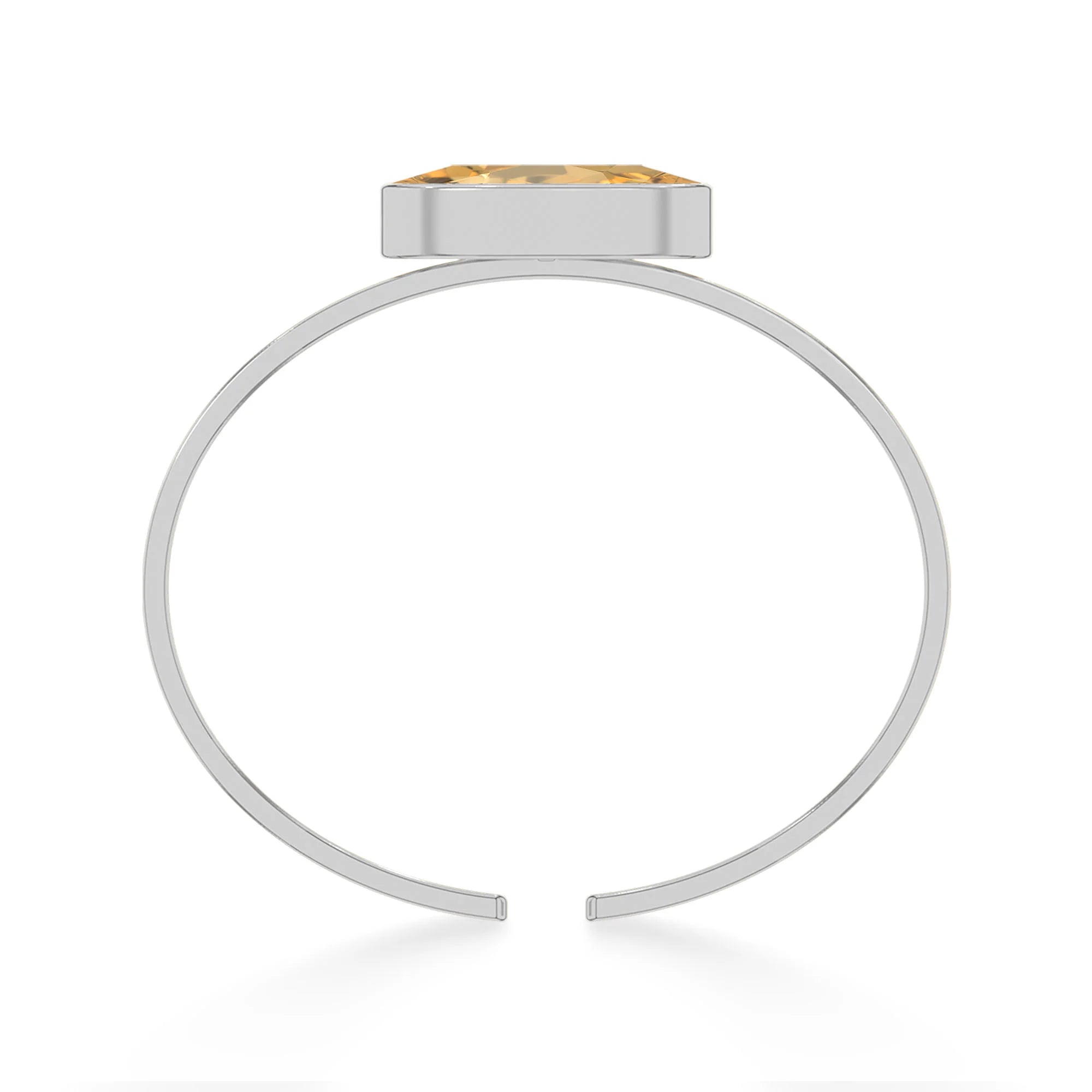 citrine cut bracelet