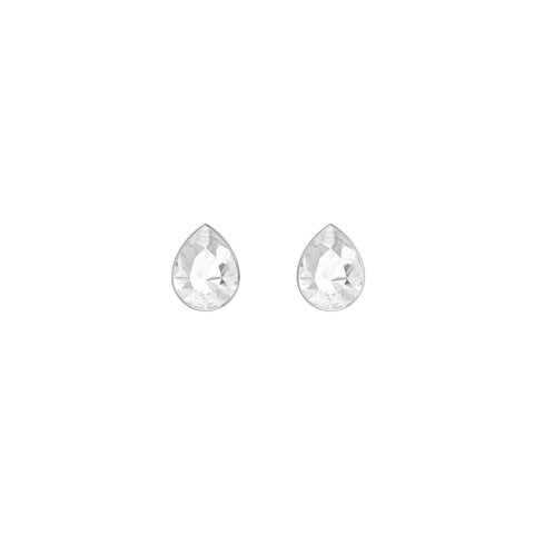 white topaz earrings 