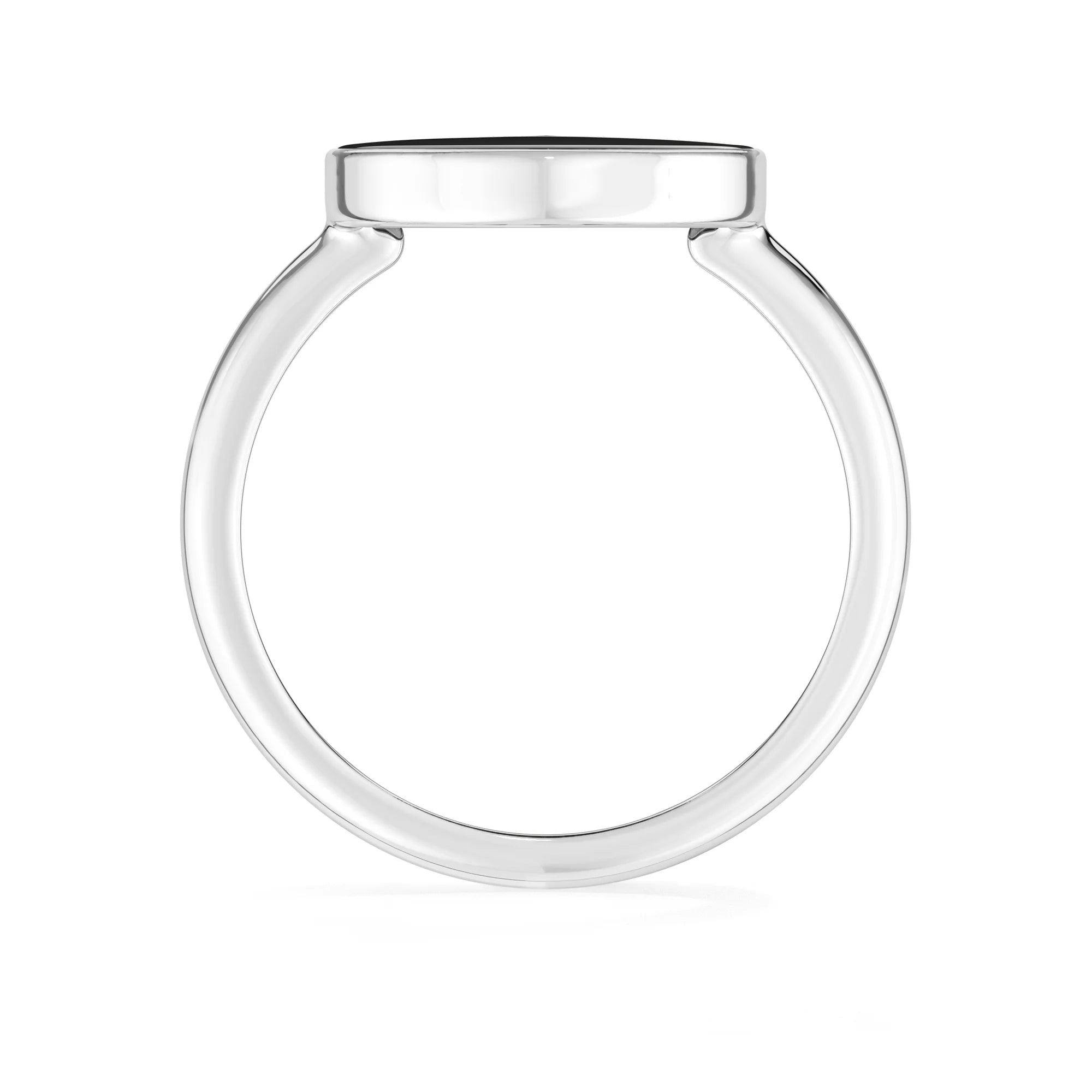 black-onyx bezel-set ring