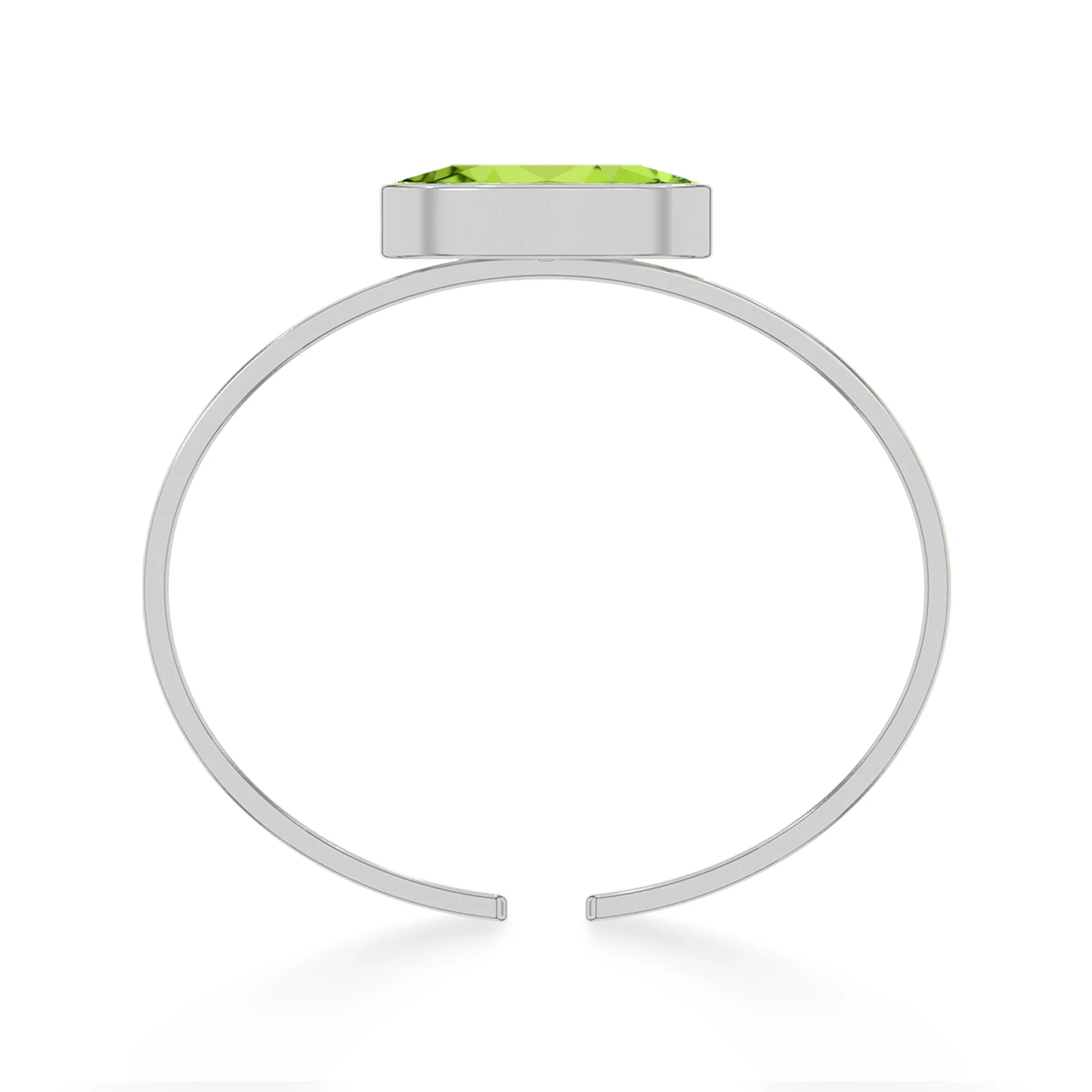 peridot cut bracelet