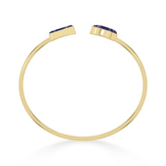 sodalite cab bracelet