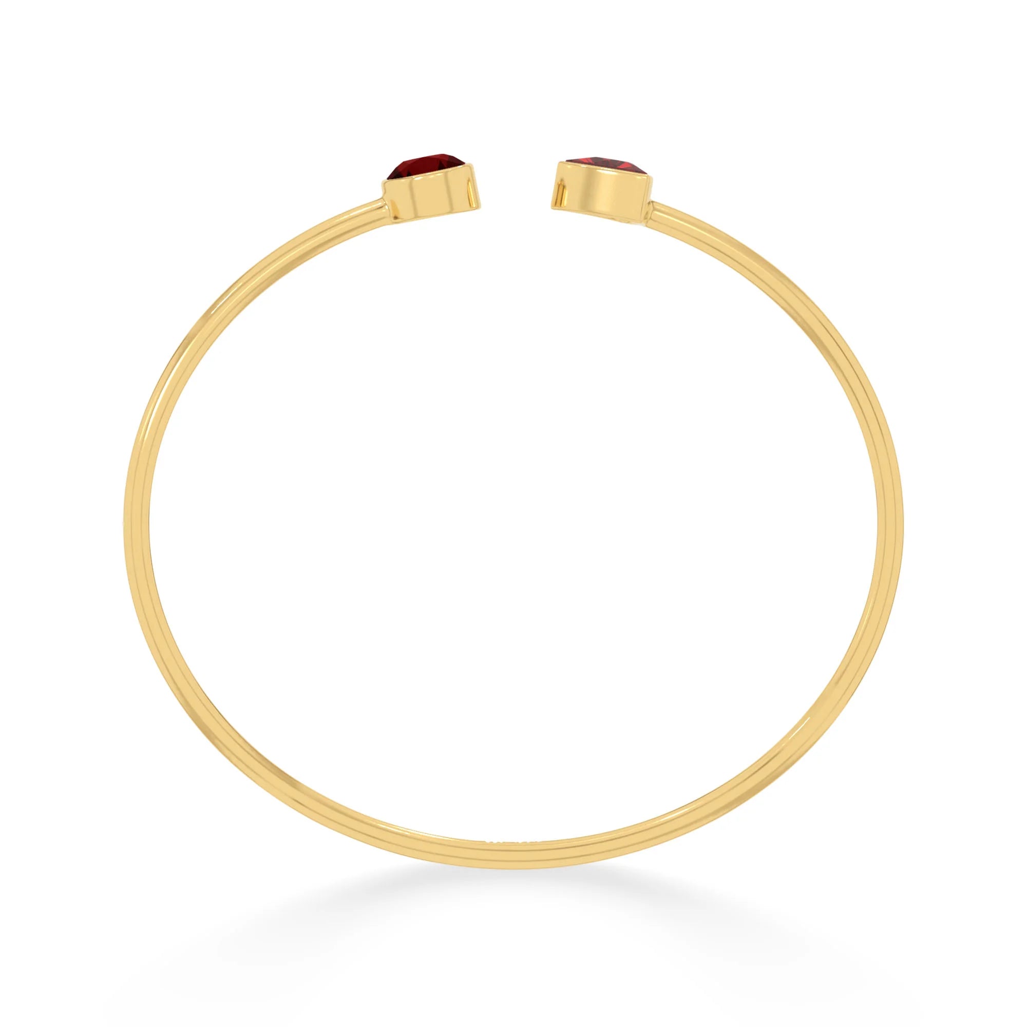 garnet cut bracelet