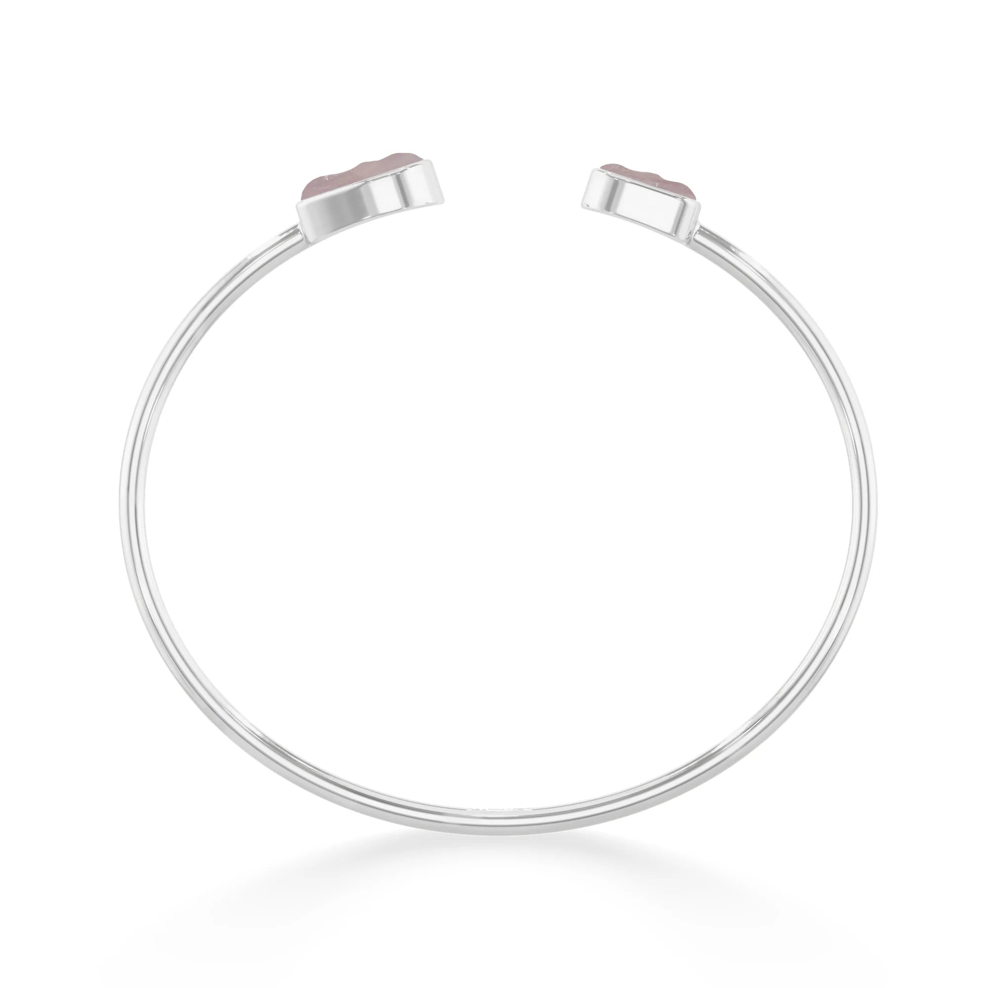 morganite twister bracelet