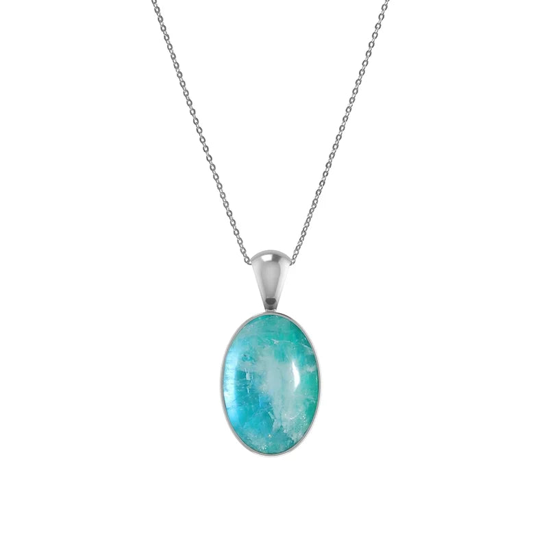 green moonstone pendant