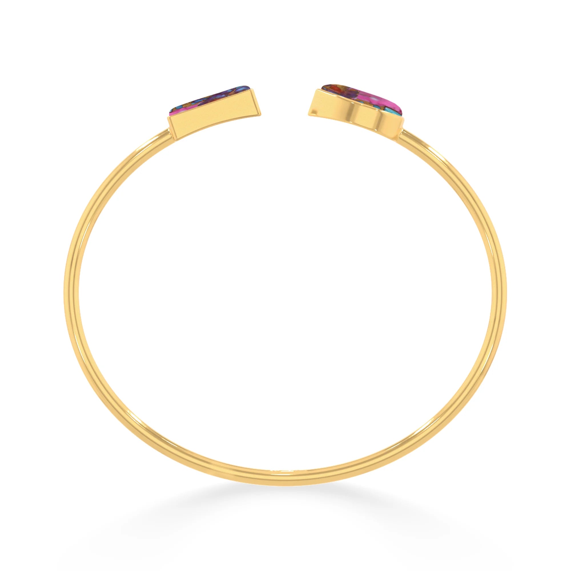 pink spiny oyster cab bracelet