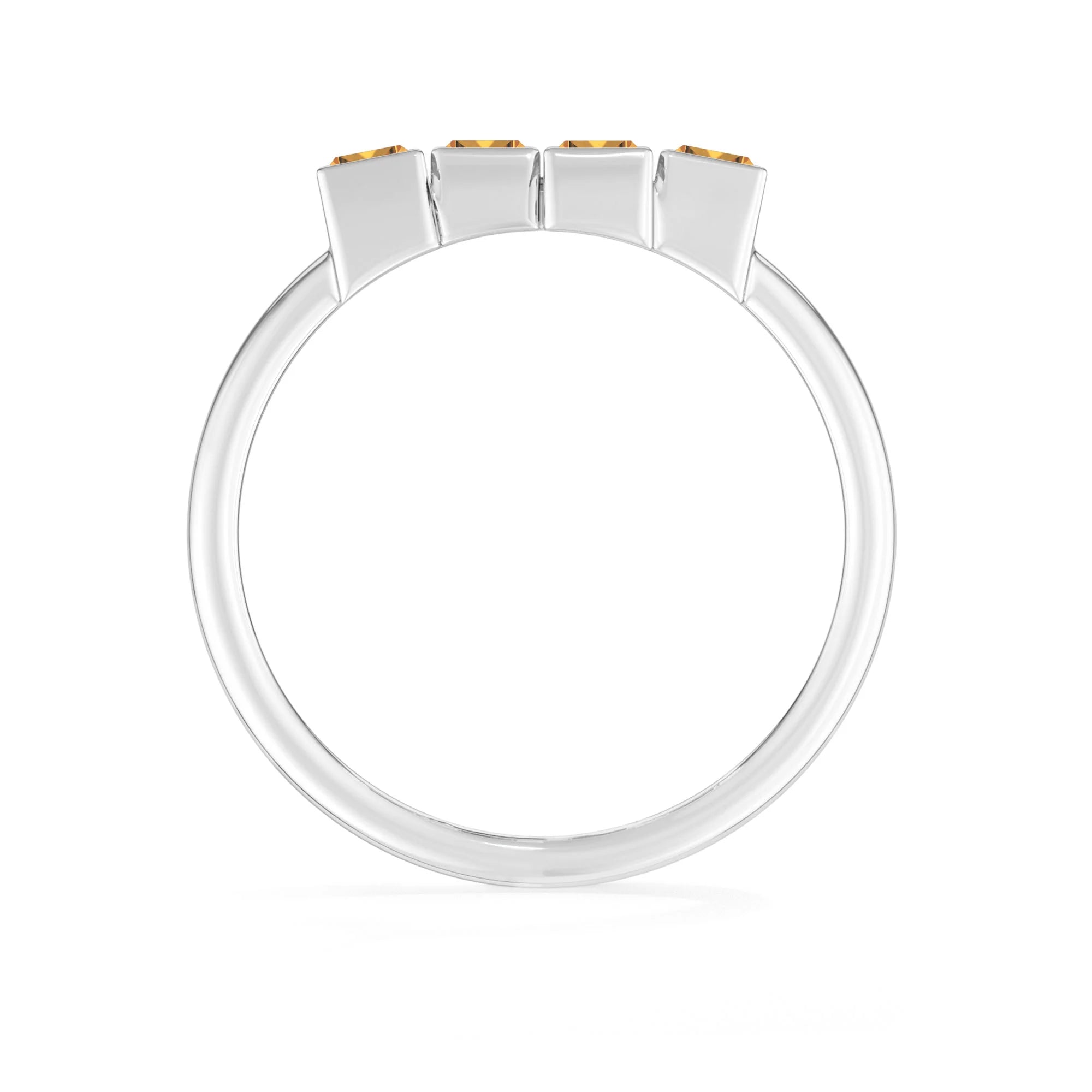 natural citrine ring