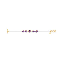 amethyst rough bracelet