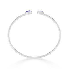 tanzanite cut bracelet