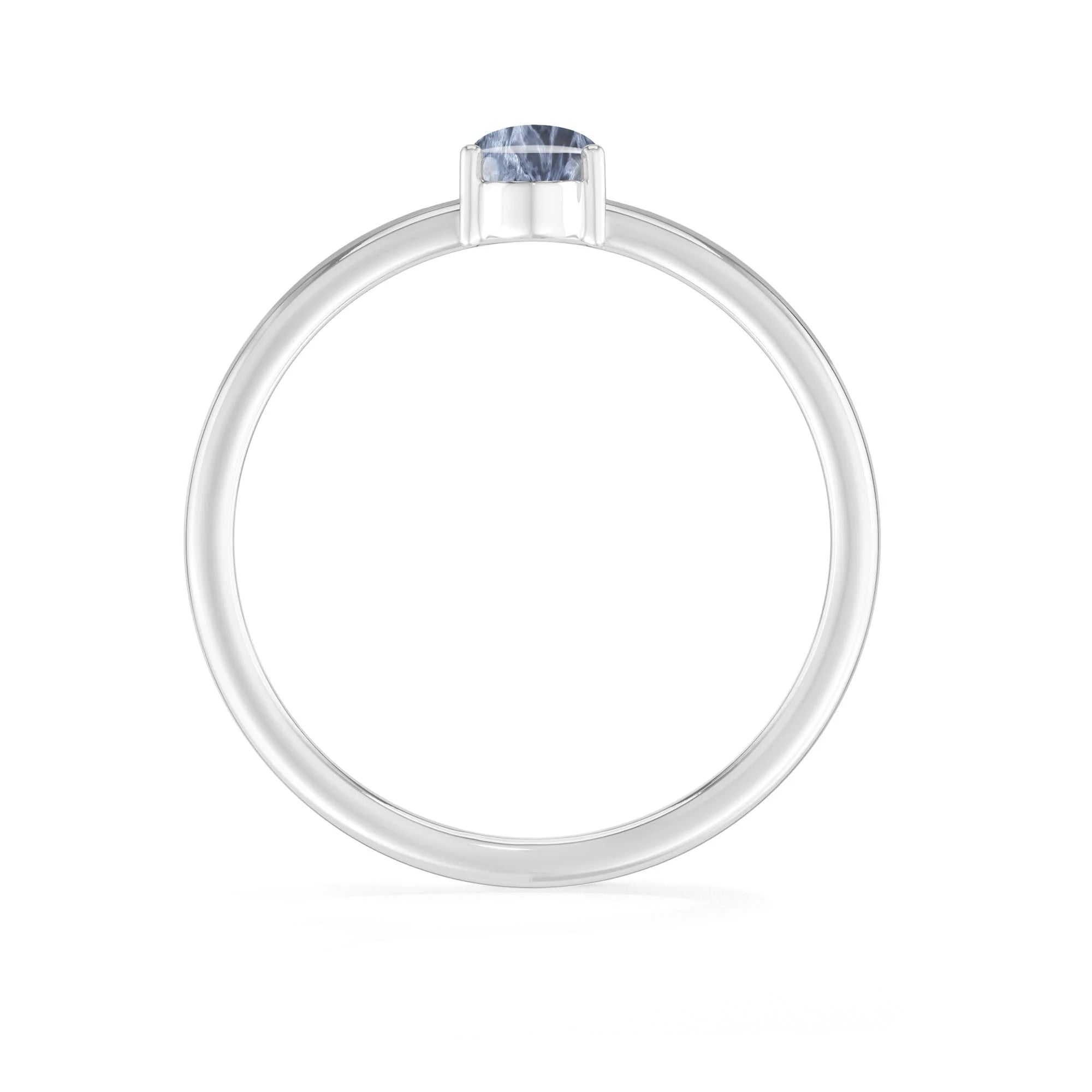 pietersite stackable prong-set ring