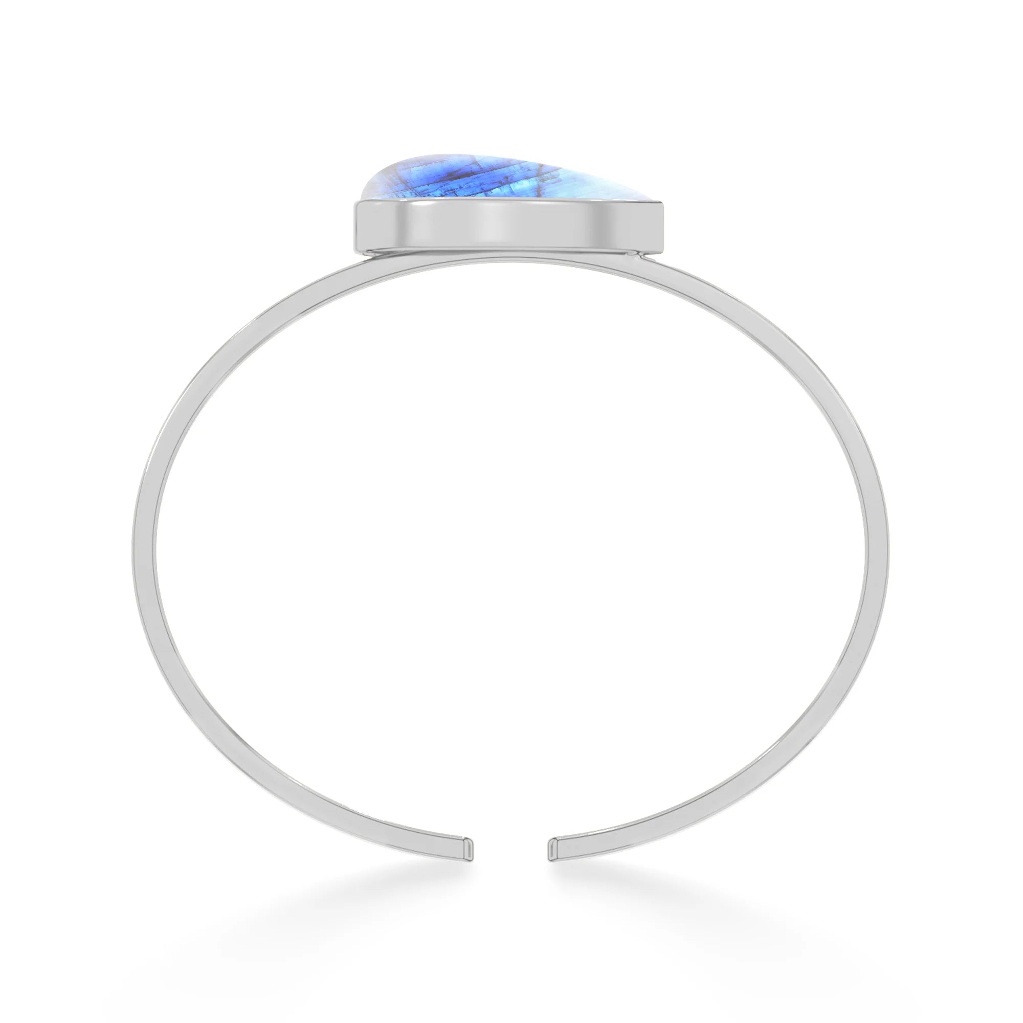 rainbow moonstone rough bracelet