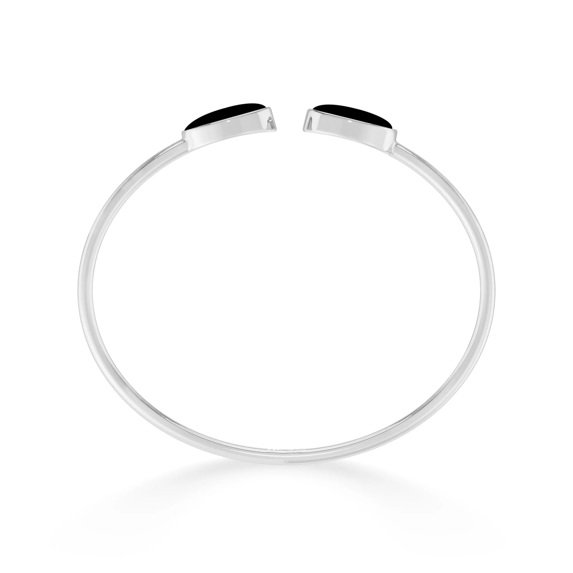 black onyx cab bracelet