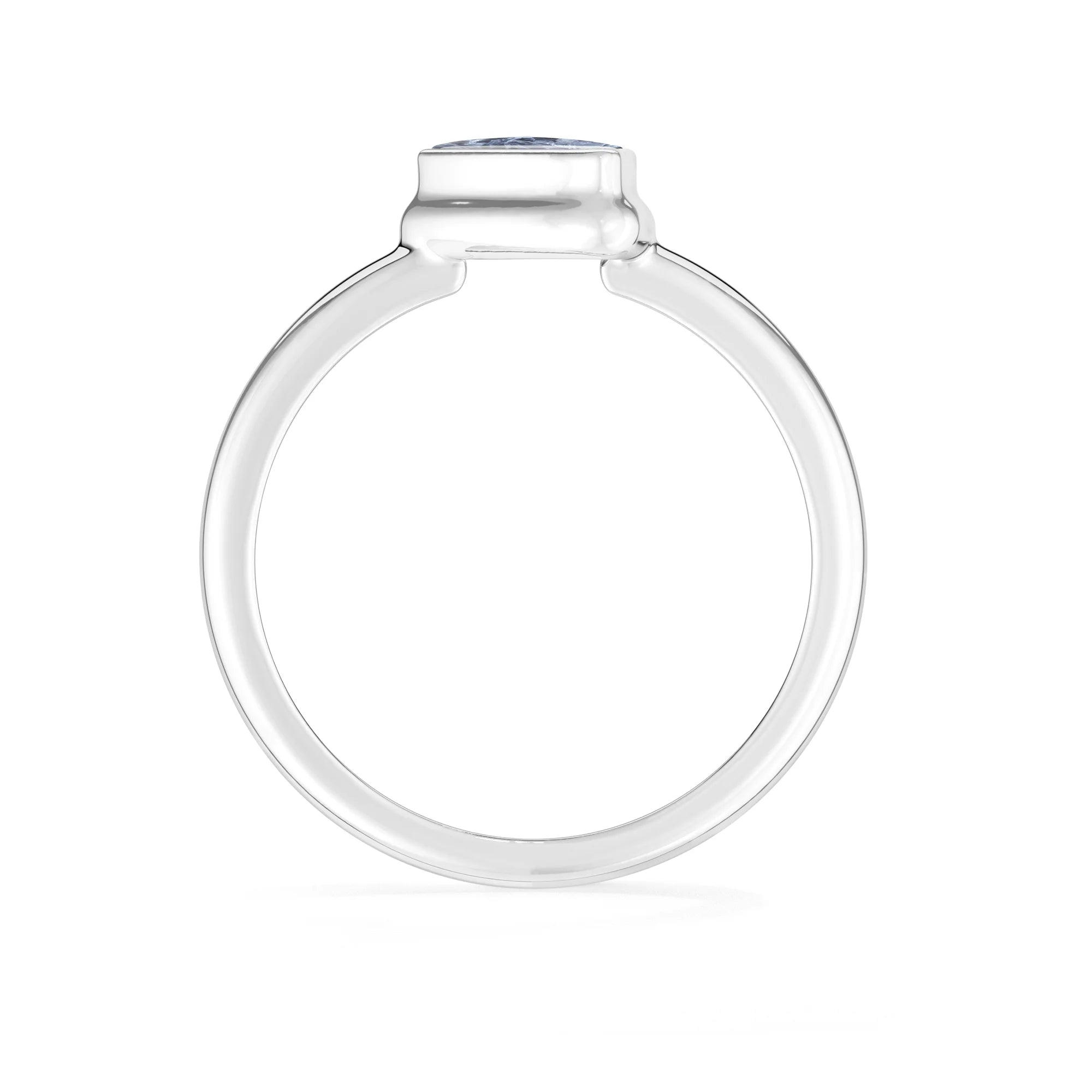 pietersite bezel-set ring