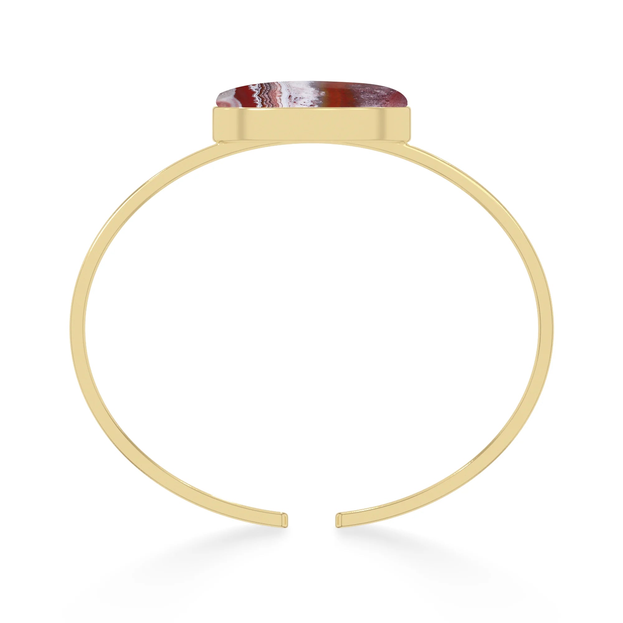 crazy lace agate rough bracelet