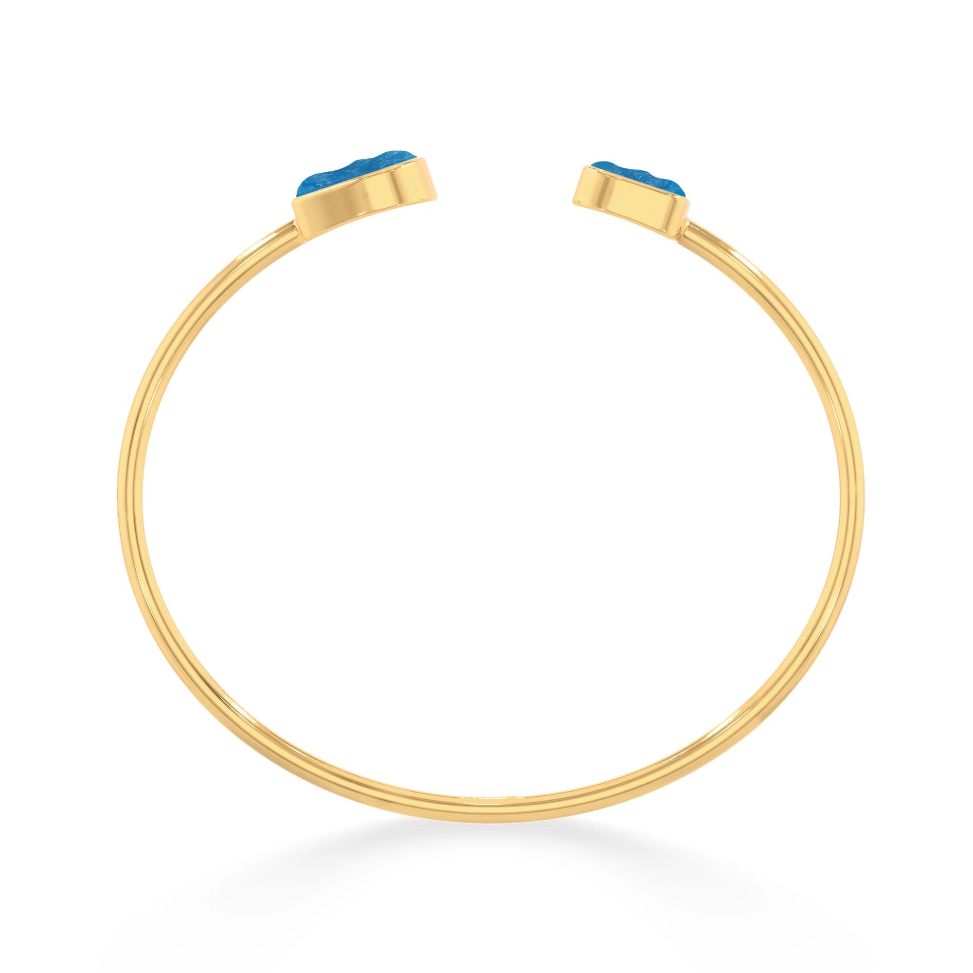 neon apatite twister bracelet