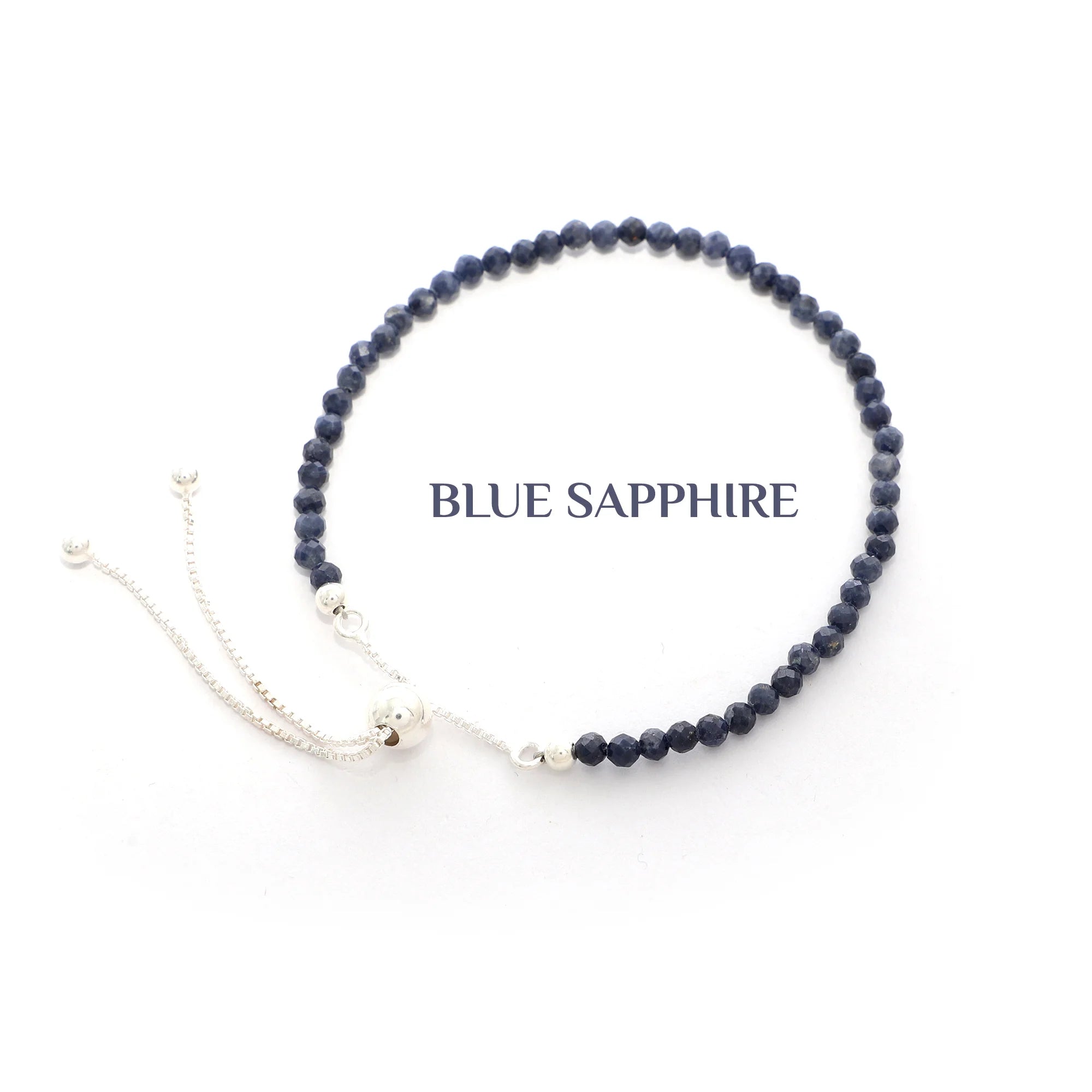 blue sapphire cut bracelet