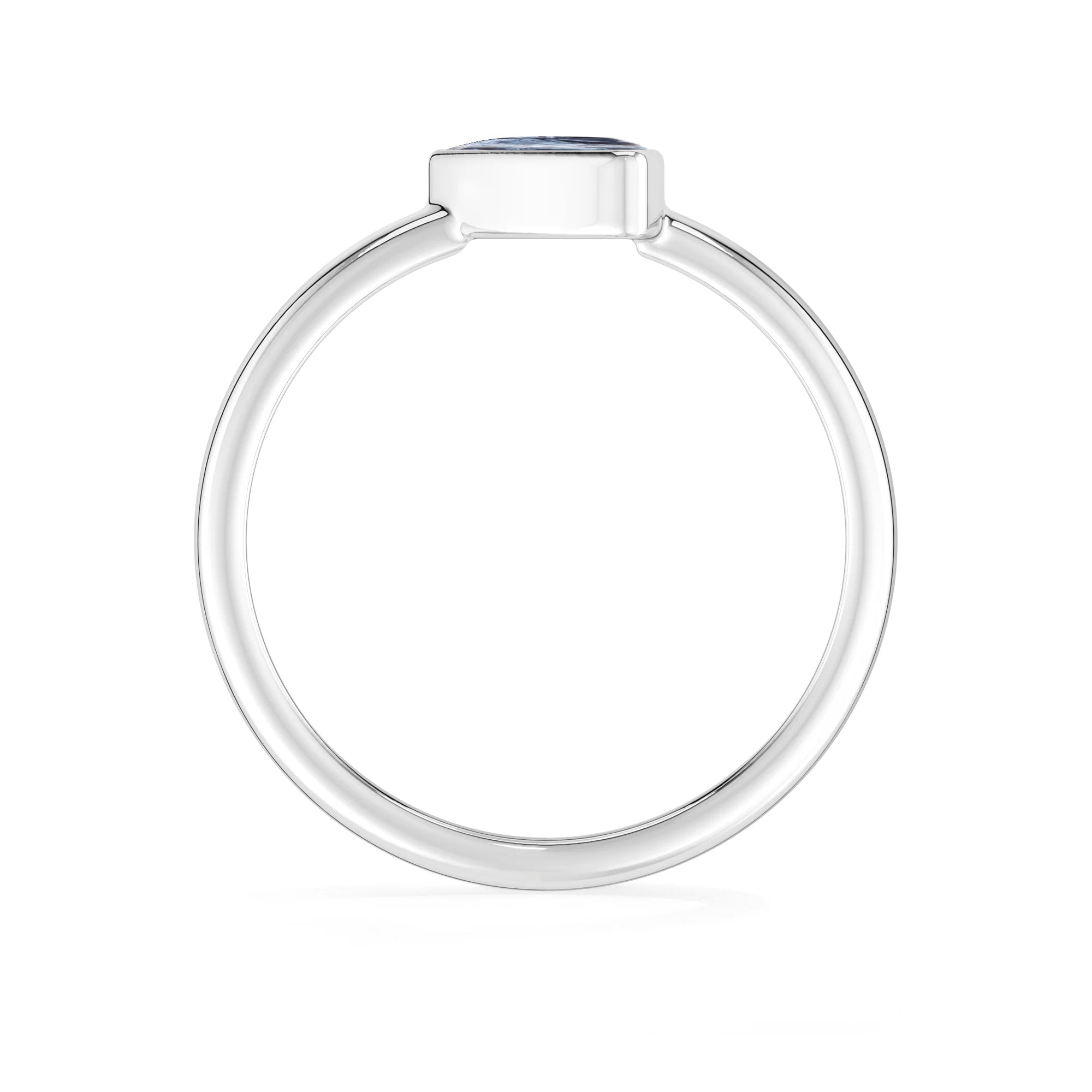 pietersite bezel-set ring