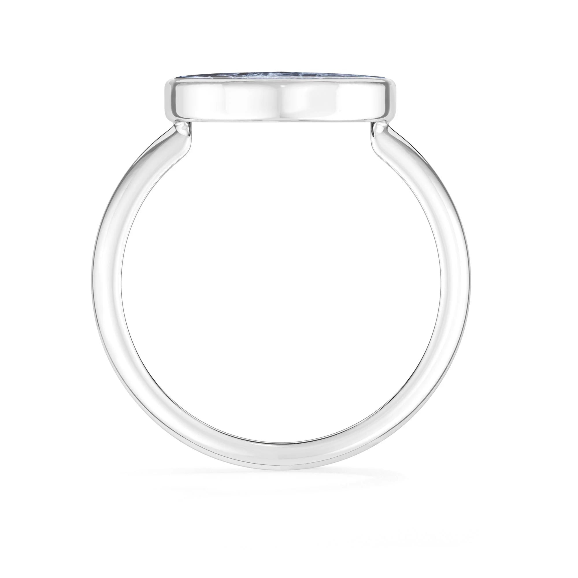 pietersite bezel-set ring