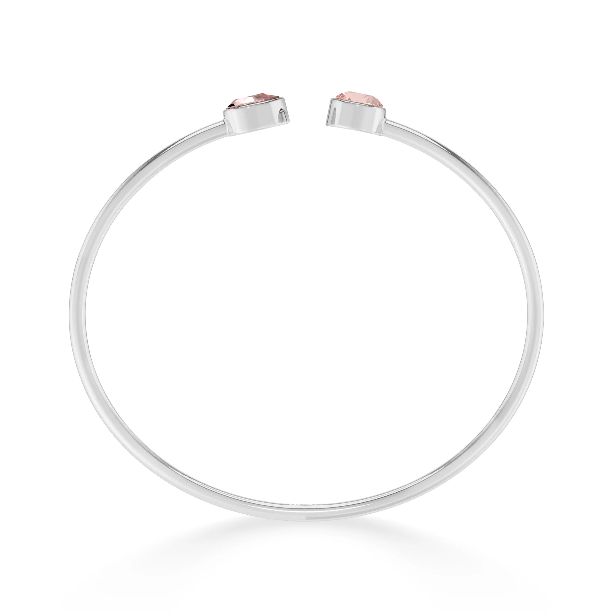 morganite cut bracelet
