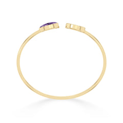 charoite cab bracelet