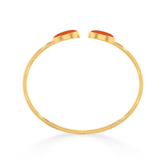 carnelian cab bracelet