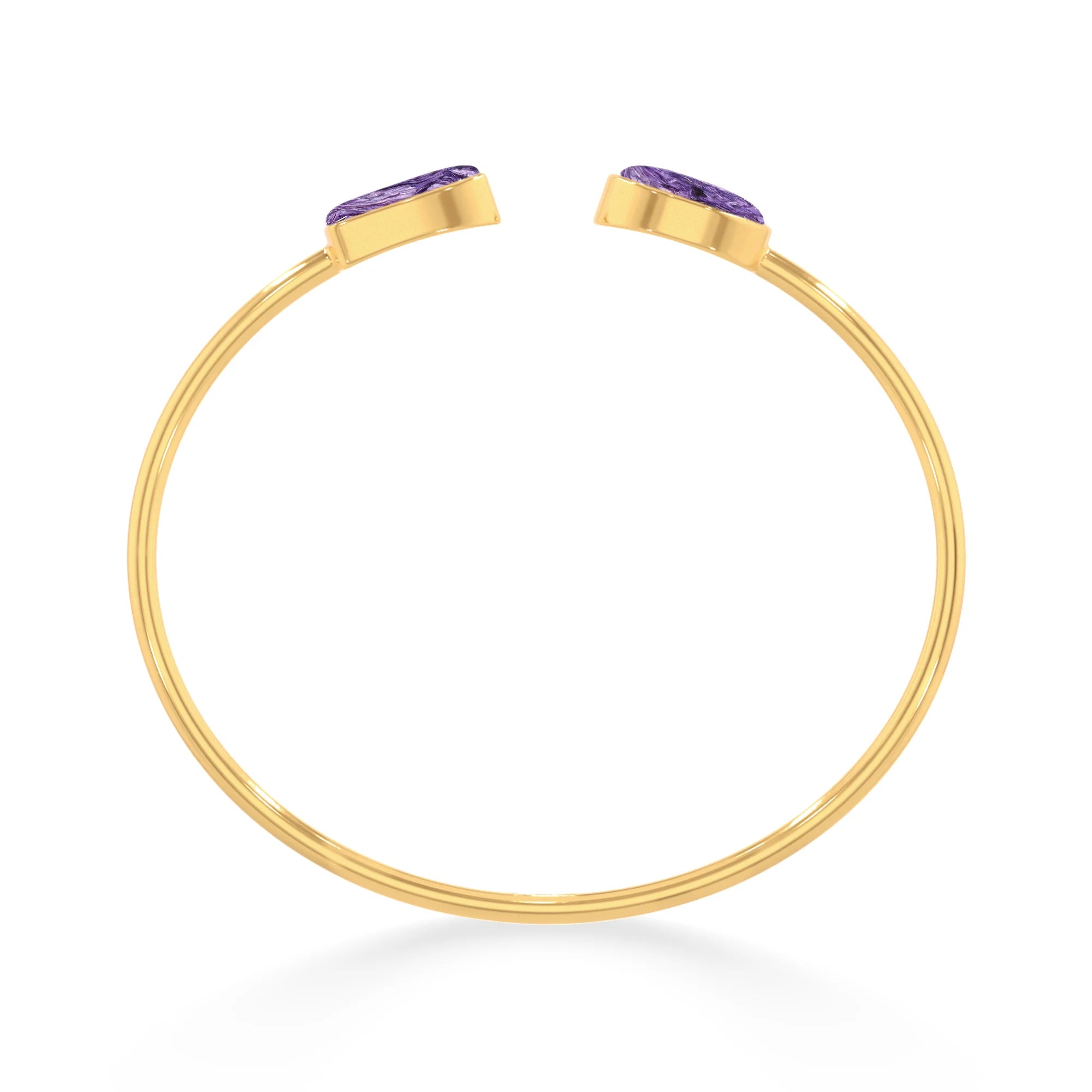 charoite cab bracelet