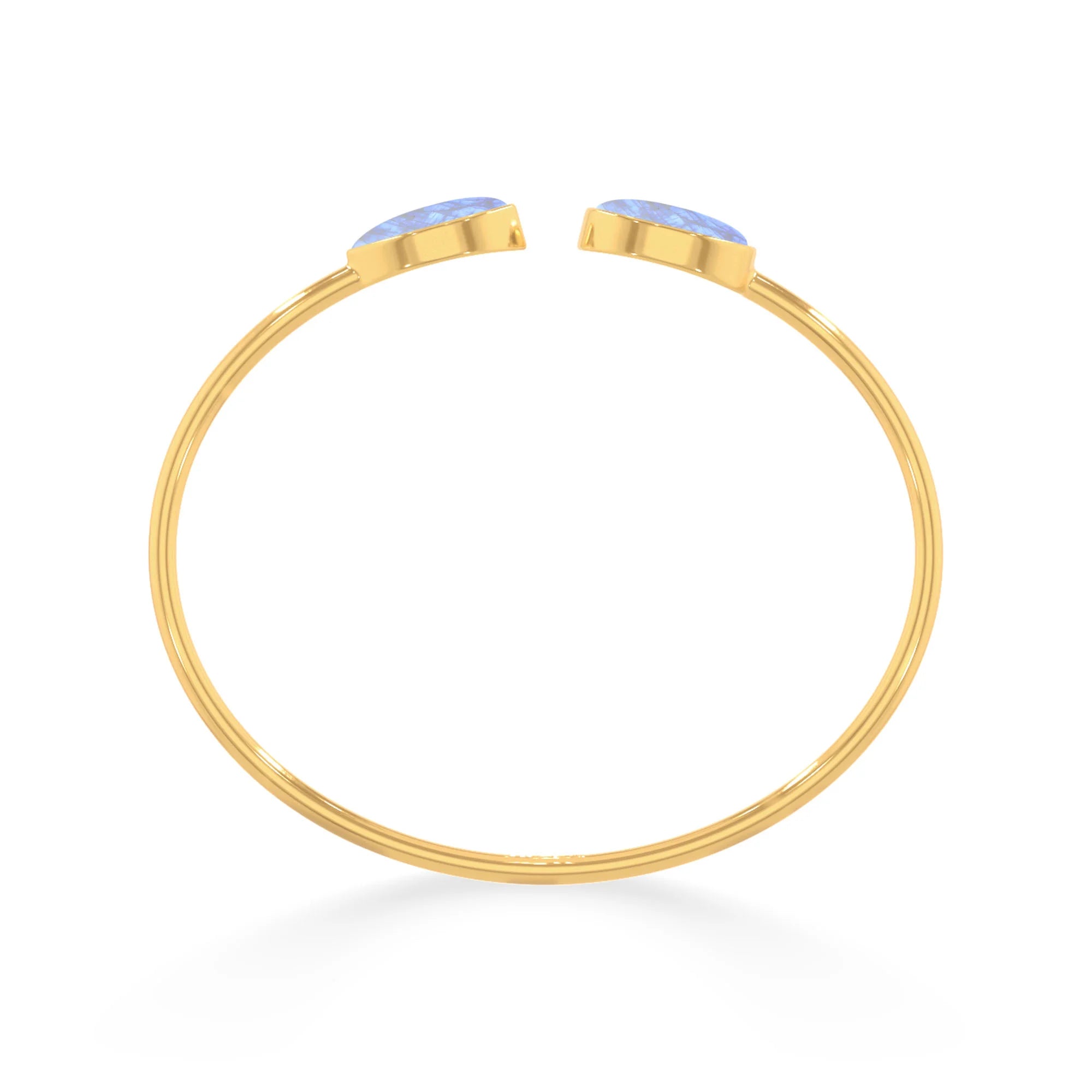 rainbow moonstone cab bracelet