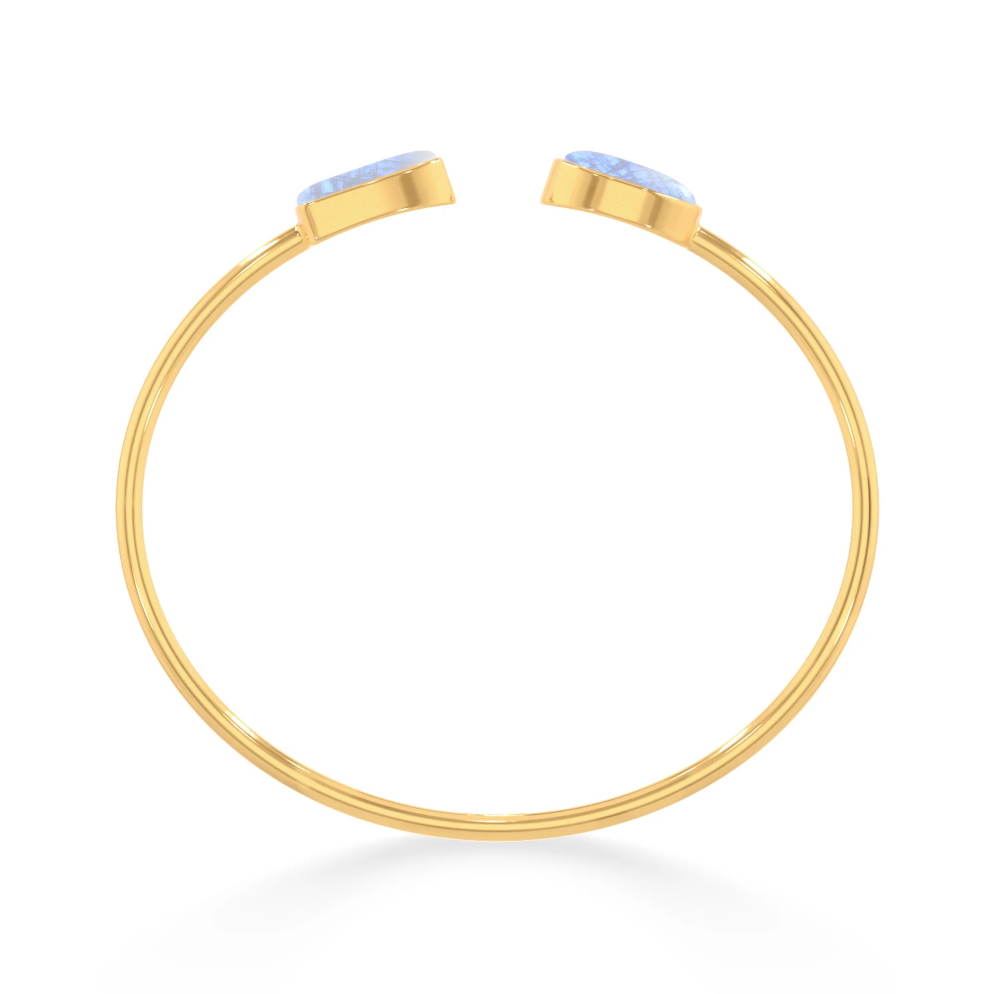 rainbow moonstone cab bracelet