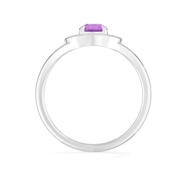 natural amethyst ring