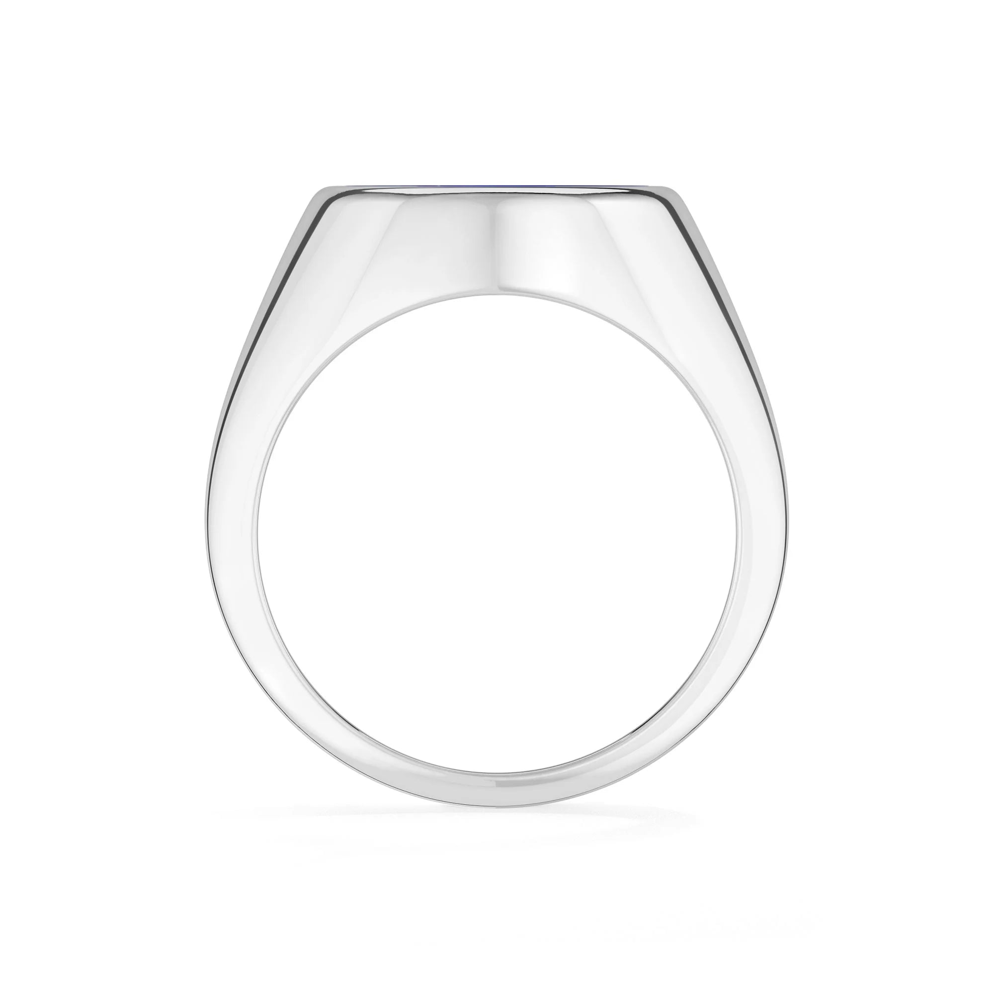 lapis lazuli bezel-set ring