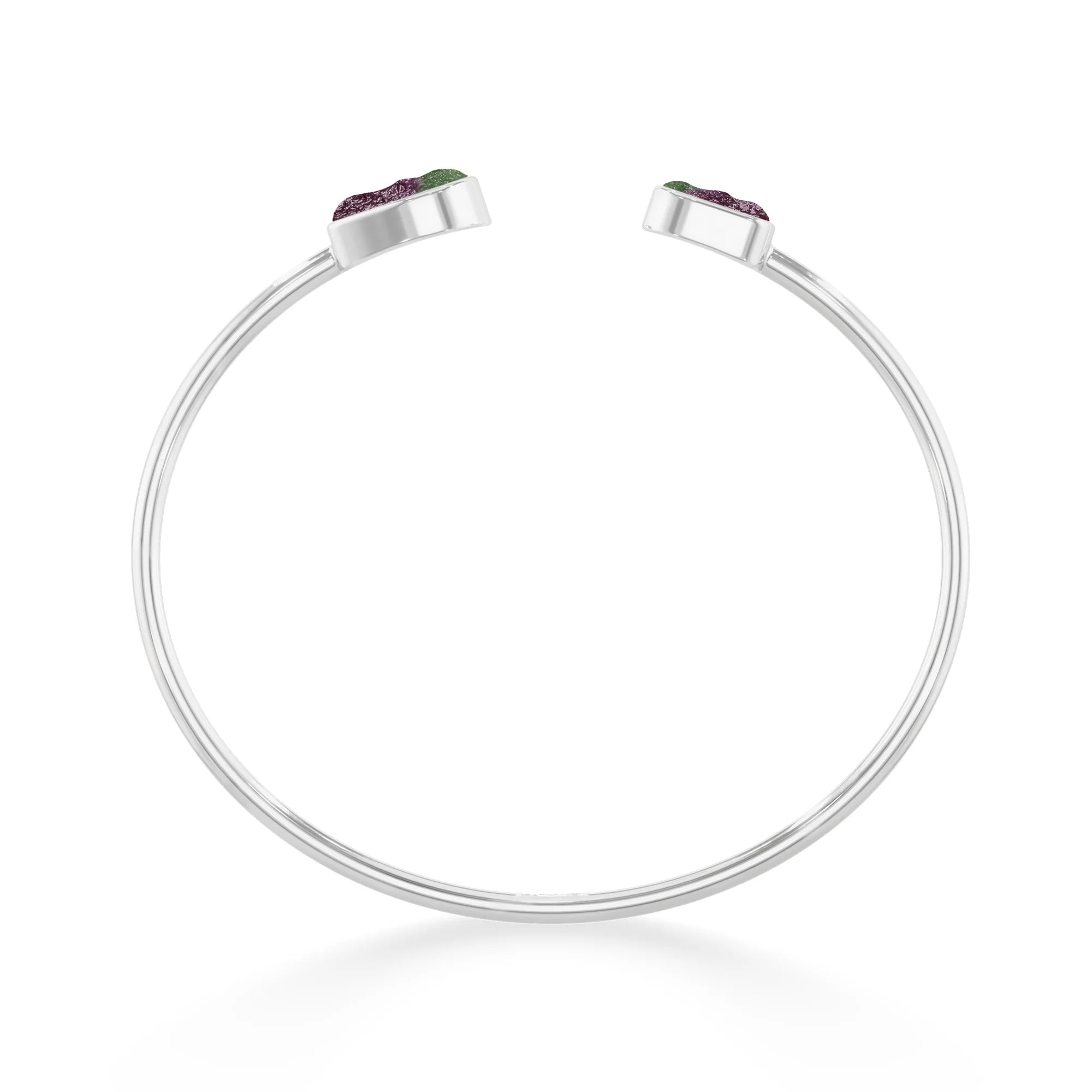 ruby zoisite twister bracelet