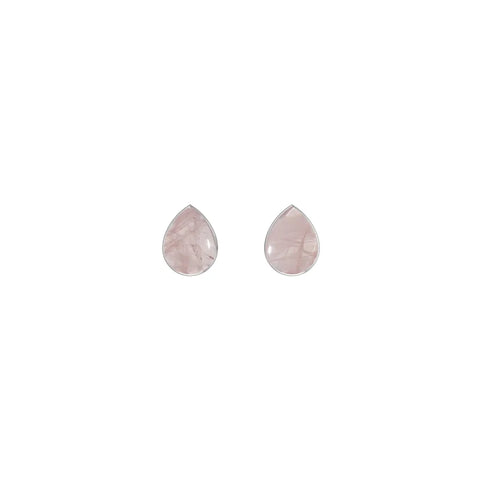 rose quartz earrings 