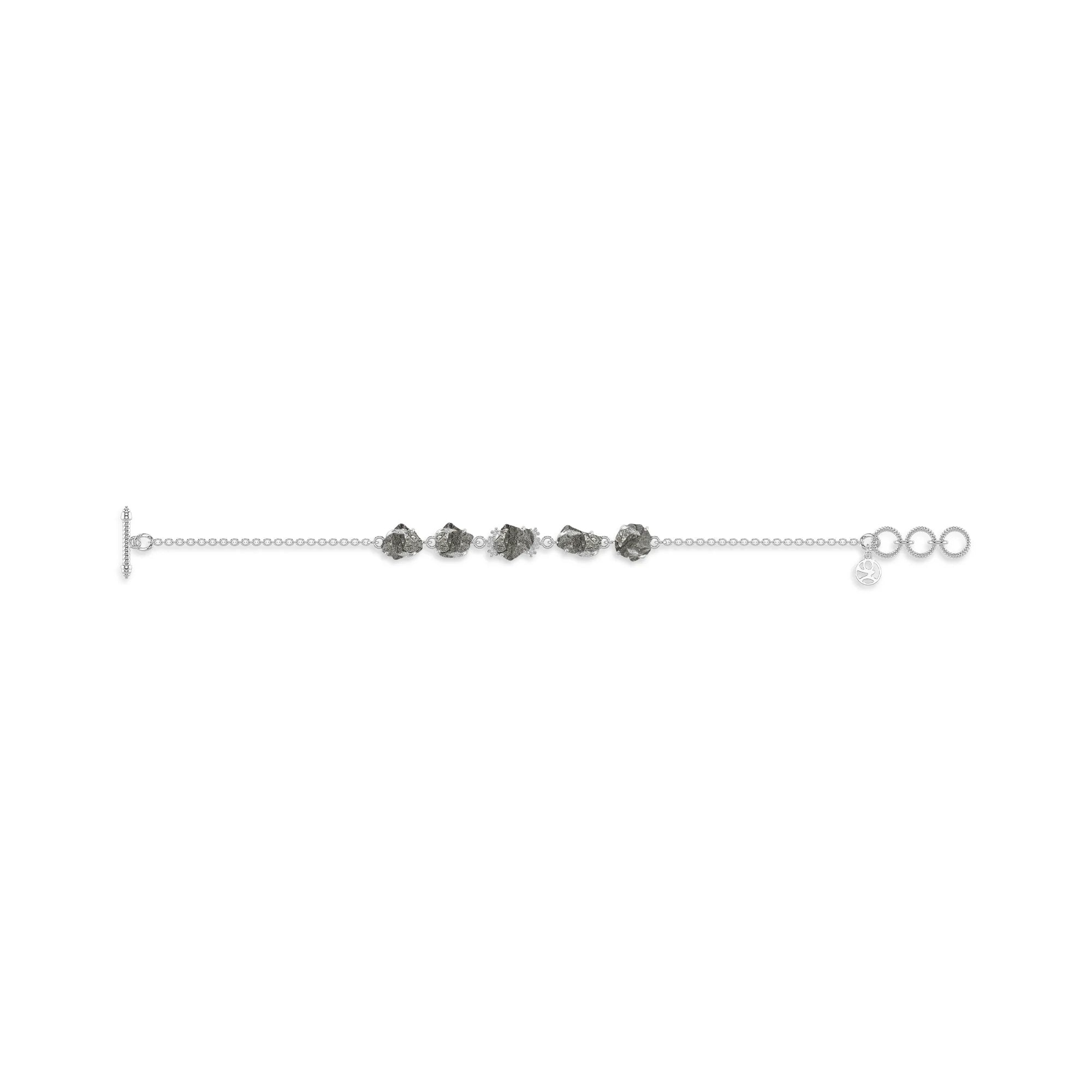 meteorite rough bracelet