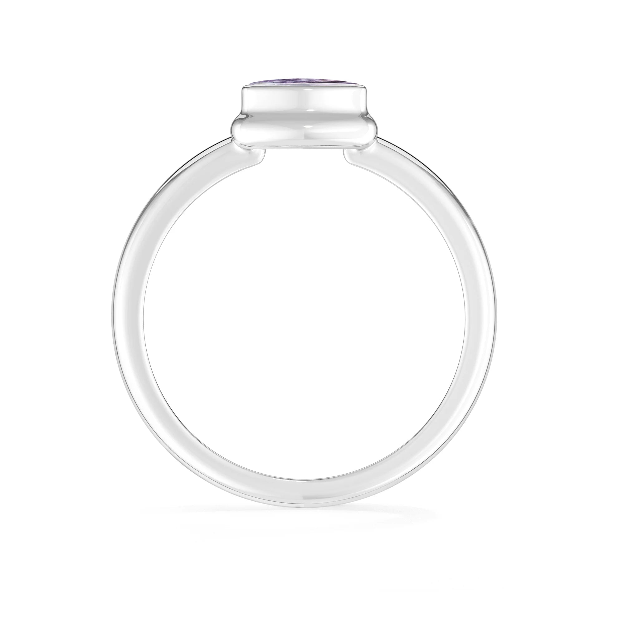 tiffany bezel-set ring